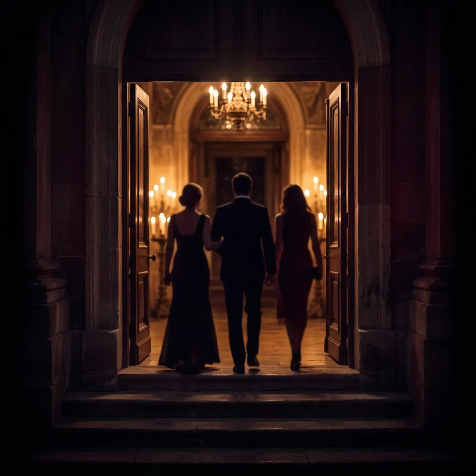 Gather — Cast your friends into roles. Everyone arrives in character, drinks in hand, secrets in pocket.