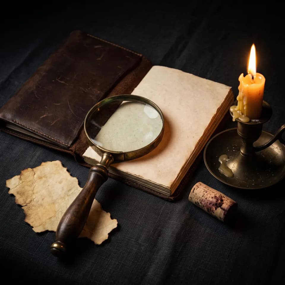 Investigate — Follow the acts, reveal clue cards on cue, and trade accusations across the dinner table.